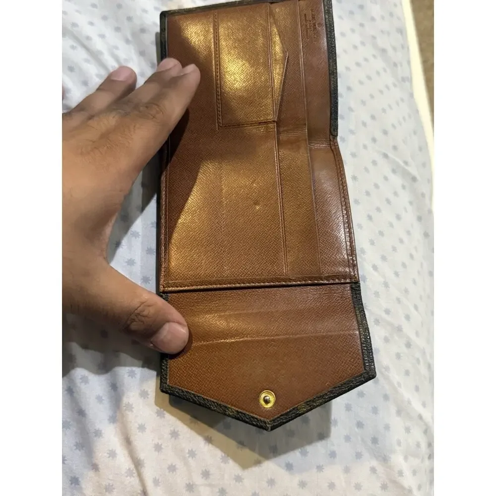 Louis Vuitton Elise Trifold Monogram Compact Wallet Authentic Vintage